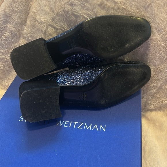 Stuart Weitzman blue glitter *LIKE NEW* shoes - Picture 6 of 7